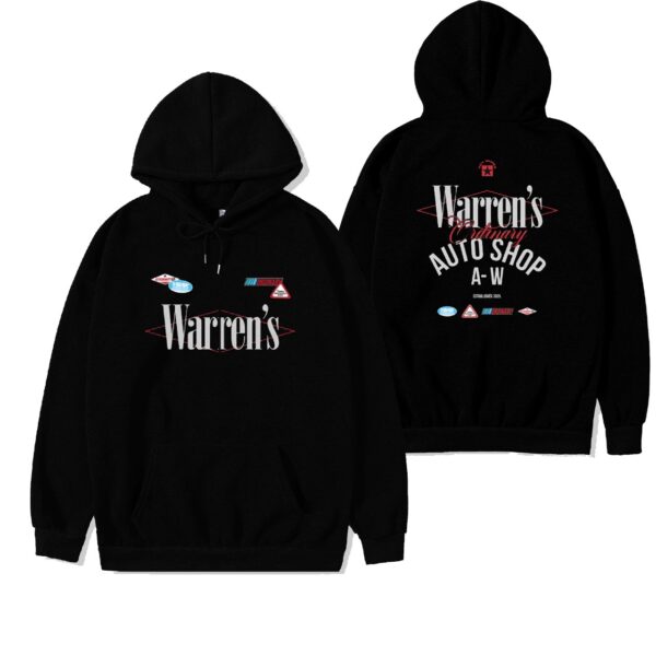Warren’s Auto Shop Work Hoodie