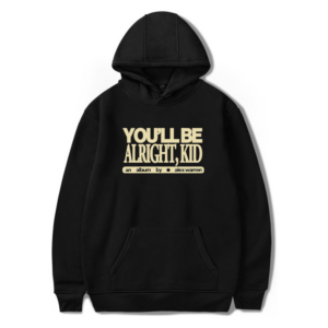 You’ll Be Alright Kid Album Hoodie – Black