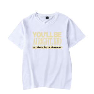 You’ll Be Alright Kid Album T-Shirt – White