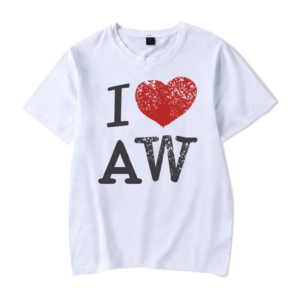 Alex Warren I love AW T-Shirt Front